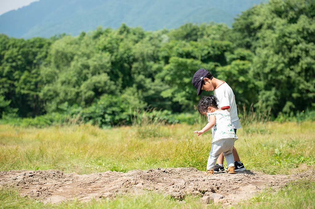 子供の写真　裏磐梯